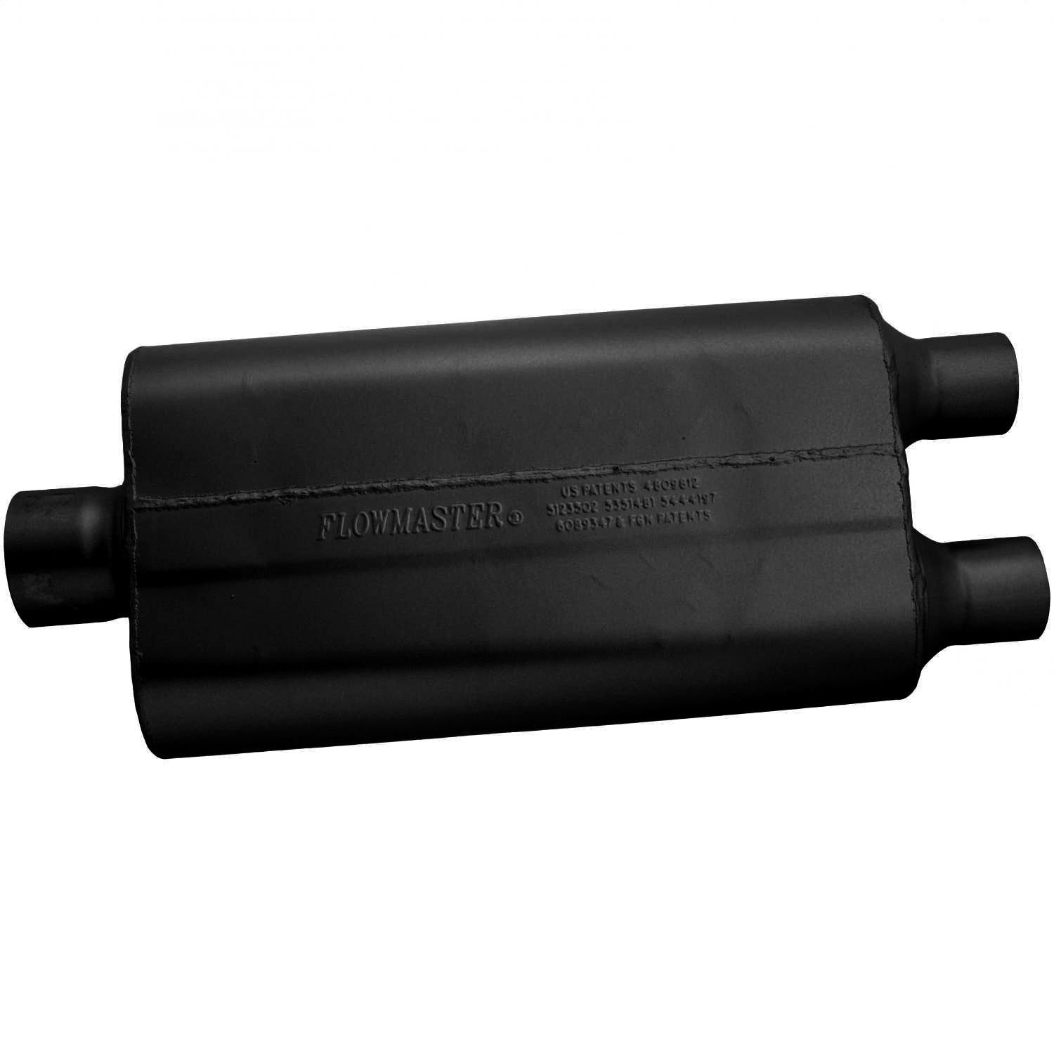 Flowmaster 50 Series Delta Flow Muffler - 3" Center Inlet / 2.25" Dual Outlet