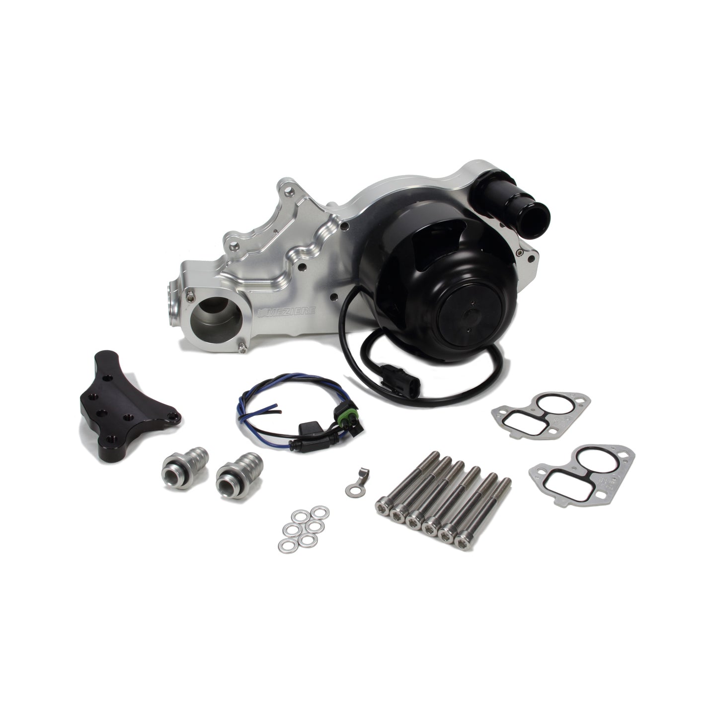 Meziere LS3 Billet Electric Water Pump & Idler Corvette 10-13