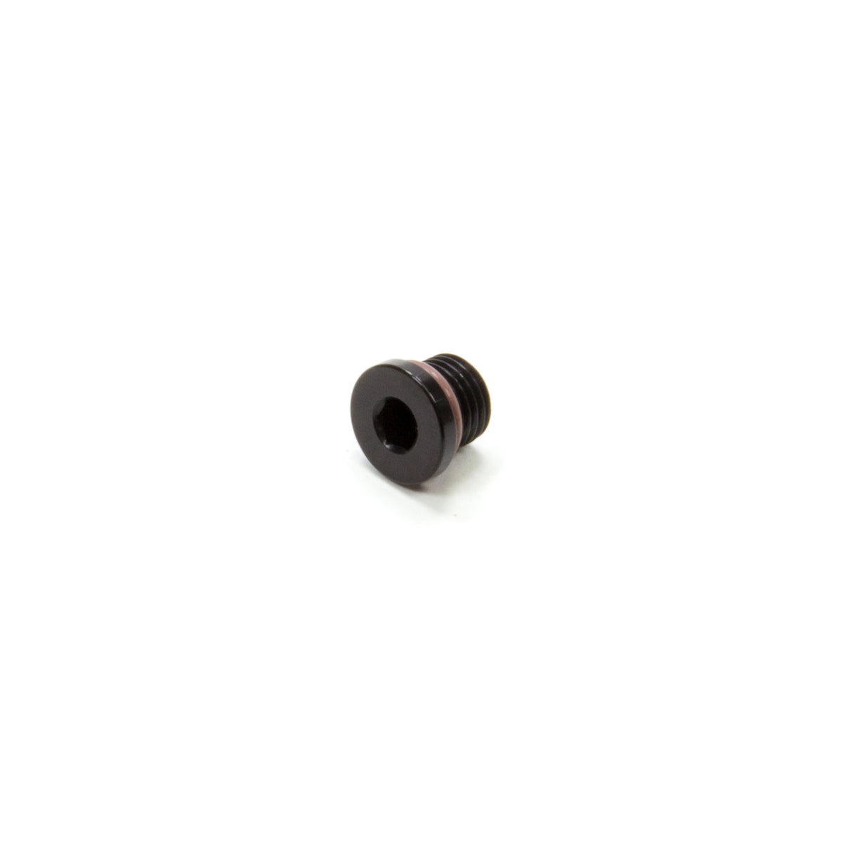 XRP Plug Fitting 3 AN Male O-Ring Allen Head Black Anodize - Each