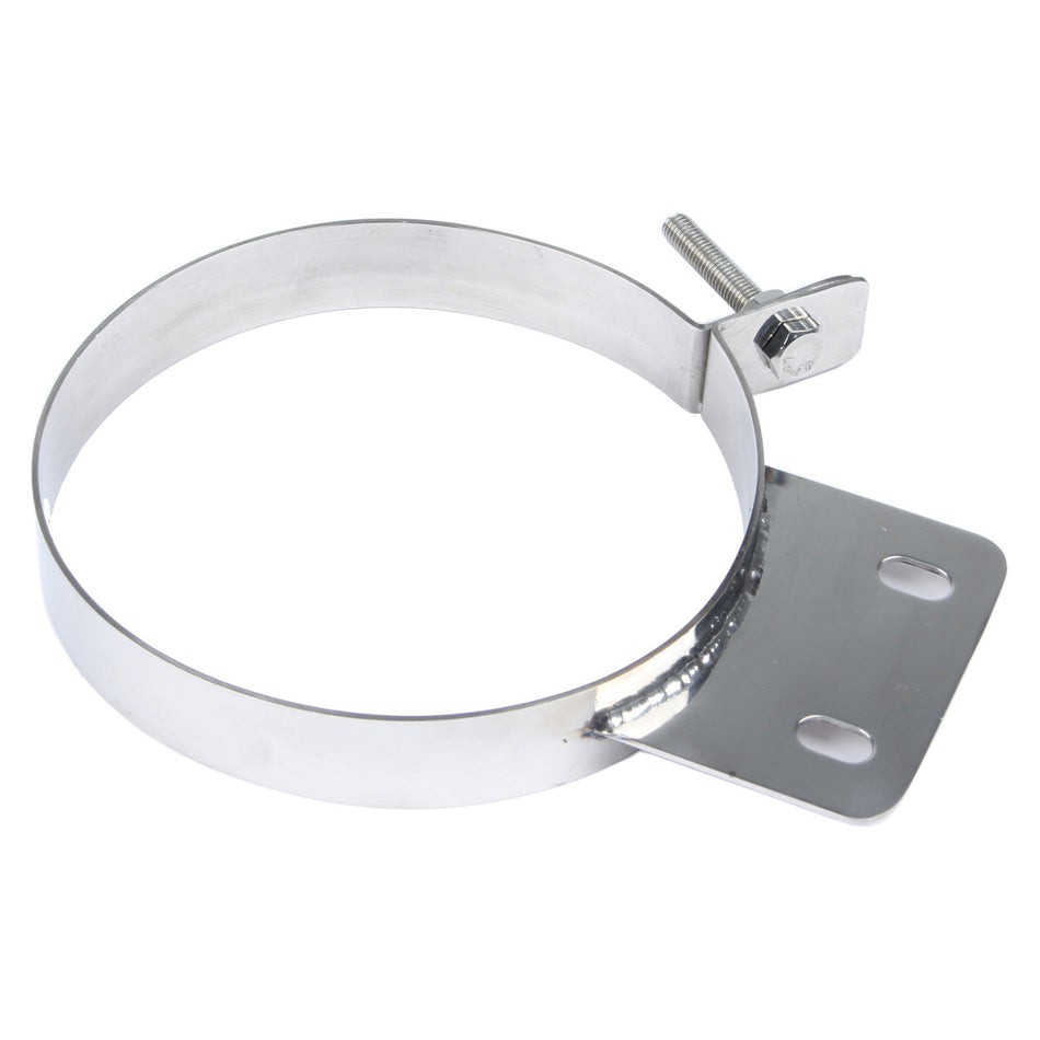 Pypes Performance Exhaust Stack Clamp Exhaust Clamp 6" Diameter Stainless Polished - Each