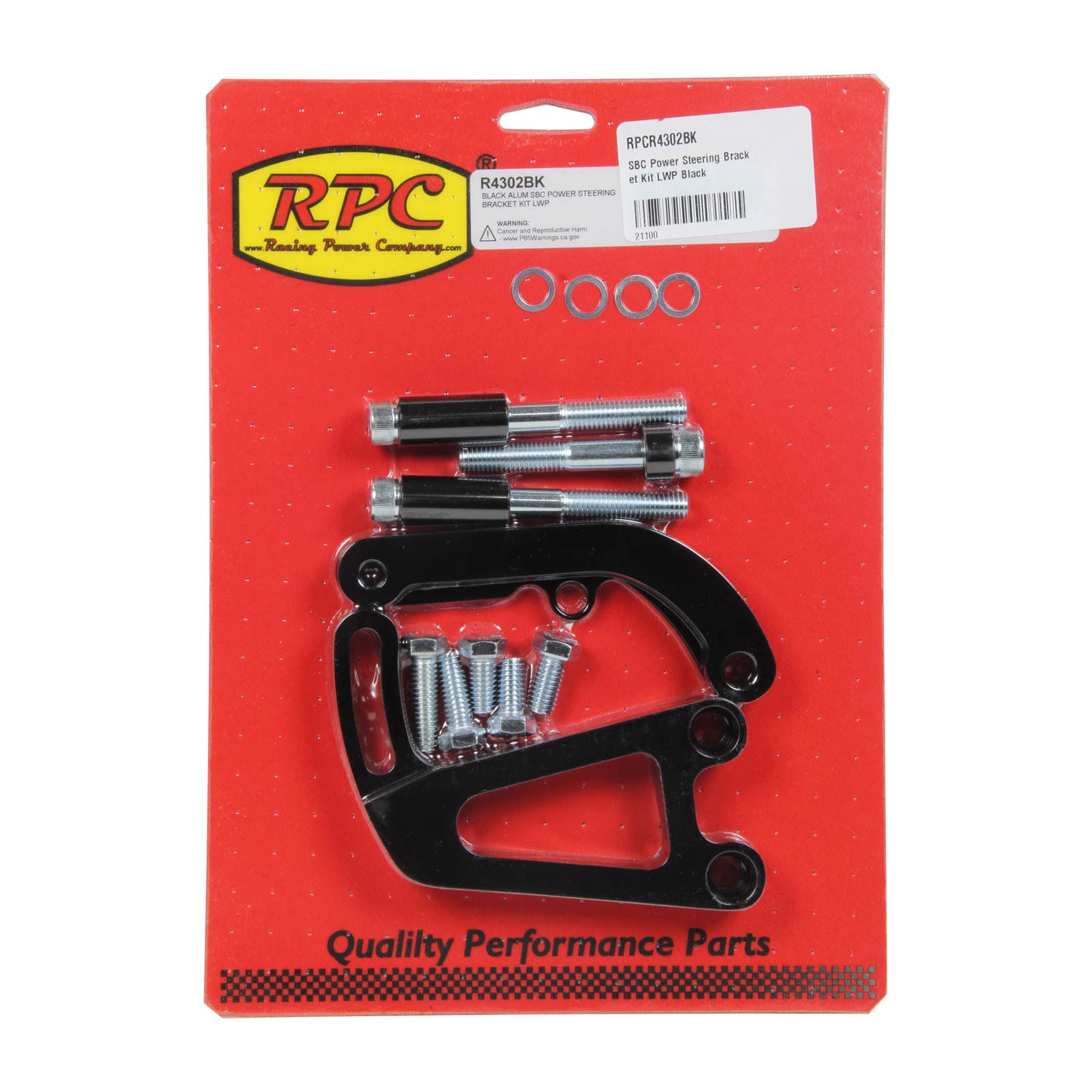 Racing Power R4302BK Power Steering Pump Bracket – Pit Stop USA