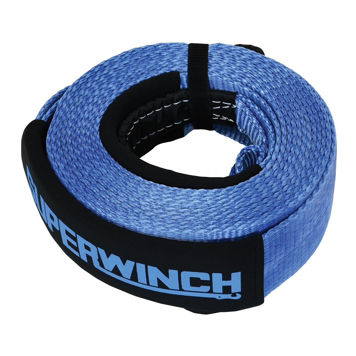 Superwinch Tow Strap - 3 in Wide - 30 ft Long - 26000 lb Capacity - Blue