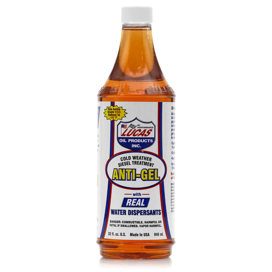 Lucas Oil Products Cold Weather Fuel Additive Anti-Gel 1 qt Diesel - Each