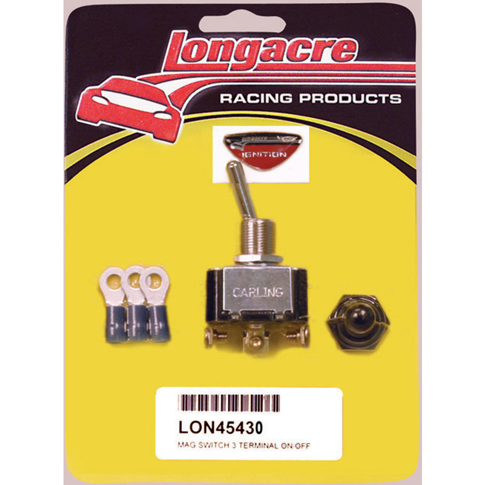 Longacre Ignition Switch w/ Weatherproof Cover and 3 Terminals