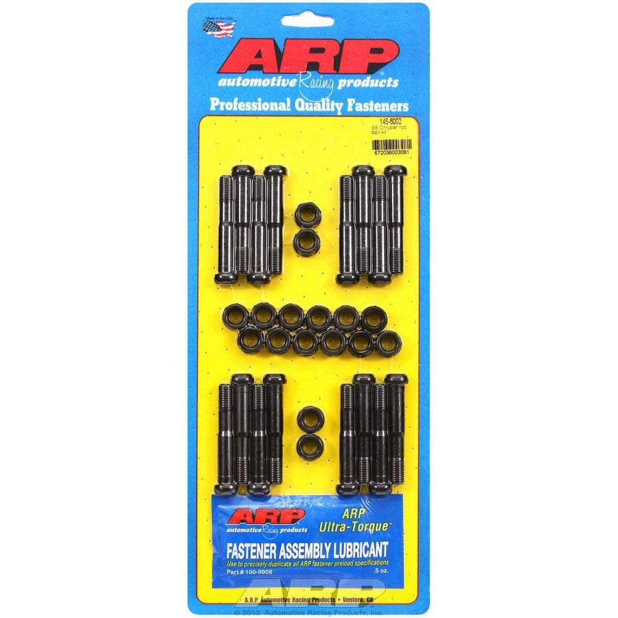 ARP High Performance Series Connecting Rod Bolt Kit - Chromoly - Mopar B / RB-Series / Mopar Early Hemi - Set of 16