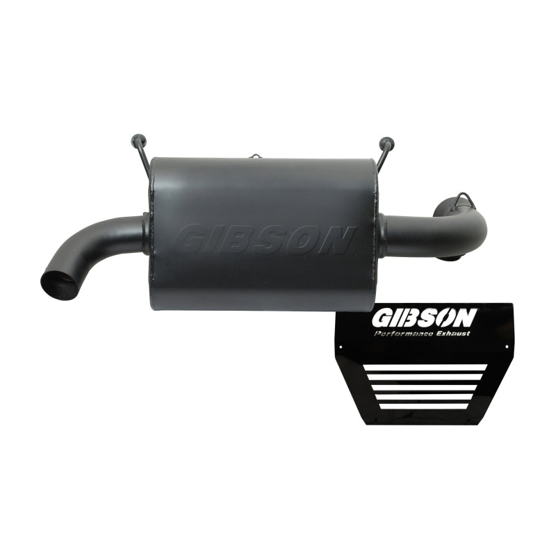 Gibson Polaris UTV Single Exhaust Black Ceramic