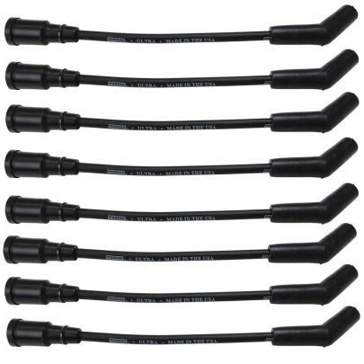 Moroso Ultra 8mm Plug Wire Set - Ford 7.3L Godzilla - Black