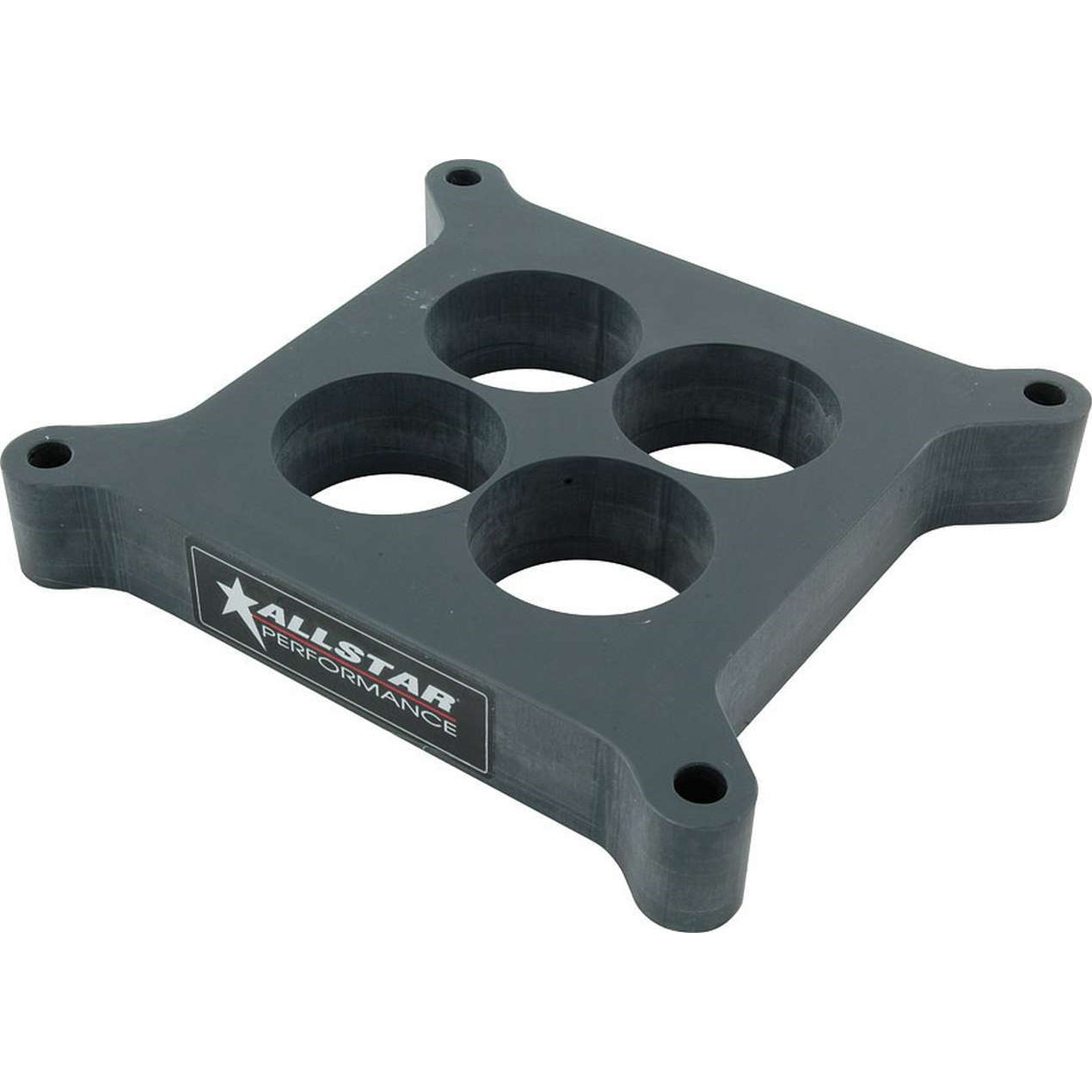 Allstar Performance 1" Phenolic Carb Spacer - 4 Hole
