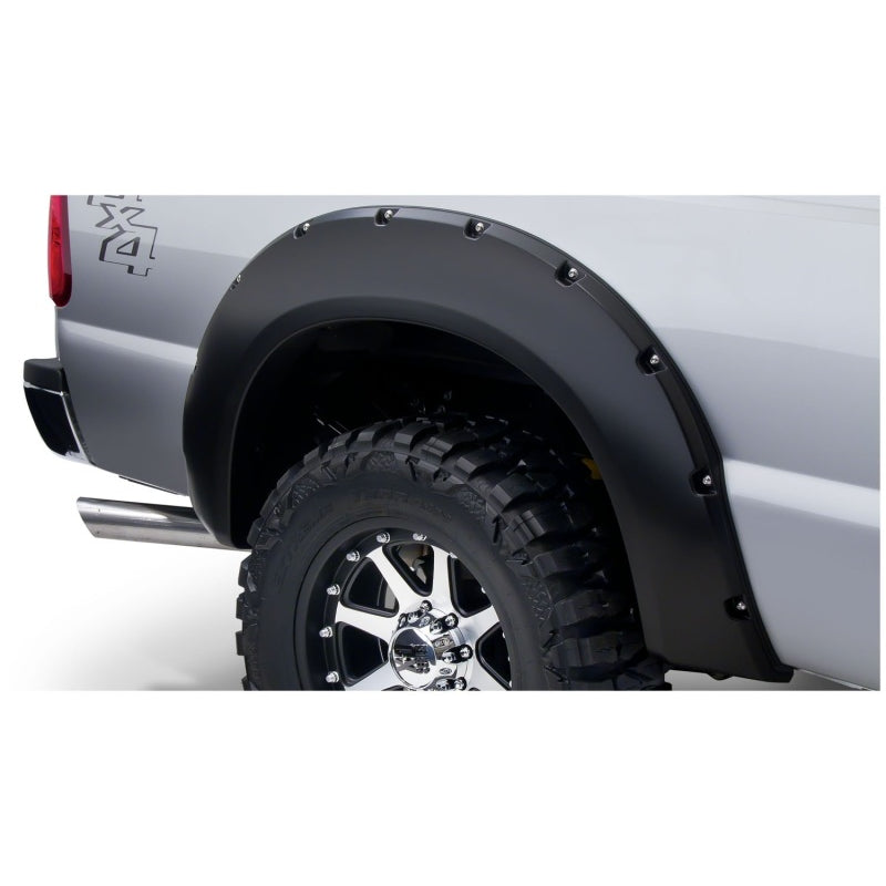 Bushwacker Pocket Style Front / Rear Fender Flare - 2 in Wide - Black - Ford Fullsize Truck 2008-10