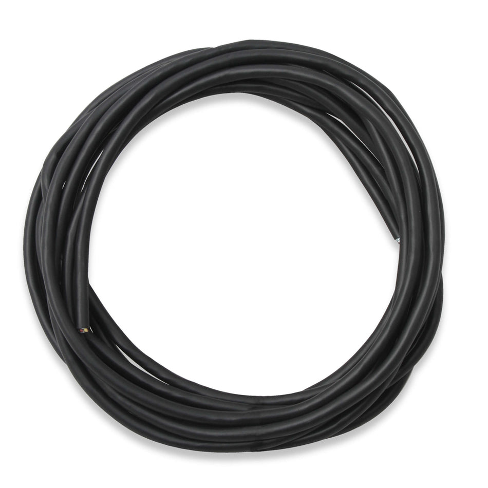 Holley EFI 20 Gauge Wire - 25 Ft. . Roll - 7 Conductor - Plastic Insulation - Copper - Black