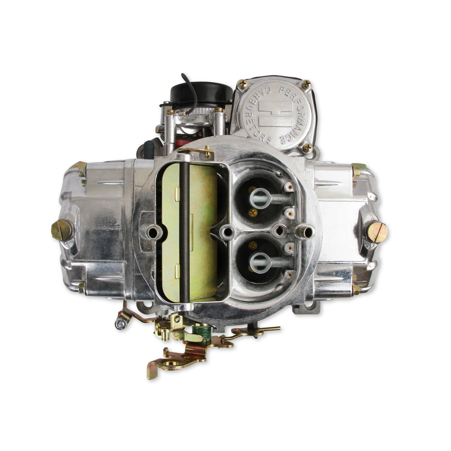 Holley Street Model 4160 750 CFM 4-Barrel Carburetor - Square Bore - Electric Choke - Vacuum Secondary - Dual Inlet - Silver