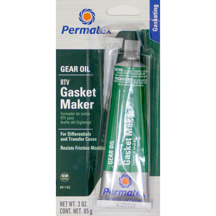 Permatex Gear Oil RTV Sealant Silicone - 3.00 oz Tube