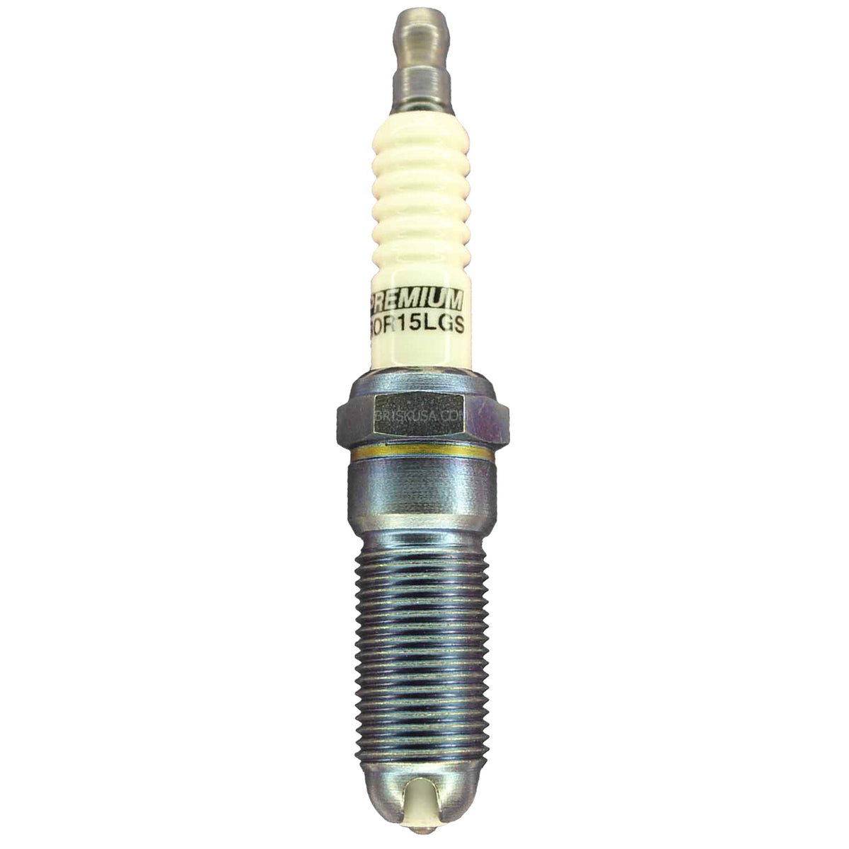 Brisk Premium Racing Spark Plug - 14 mm Thread - 16 mm R - Heat Range 15 - Tapered Seat - Resistor