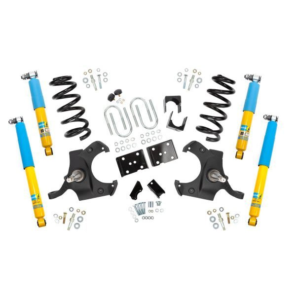 UMI Performance Lowering Kit - 4-1/2 in Front/6 in Rear - GM Fullsize Truck 1973-87