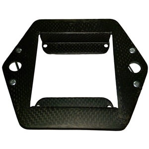 Triple X Race Co. Carbon Fiber Tachometer Plate Sprint Car - Tel Tac