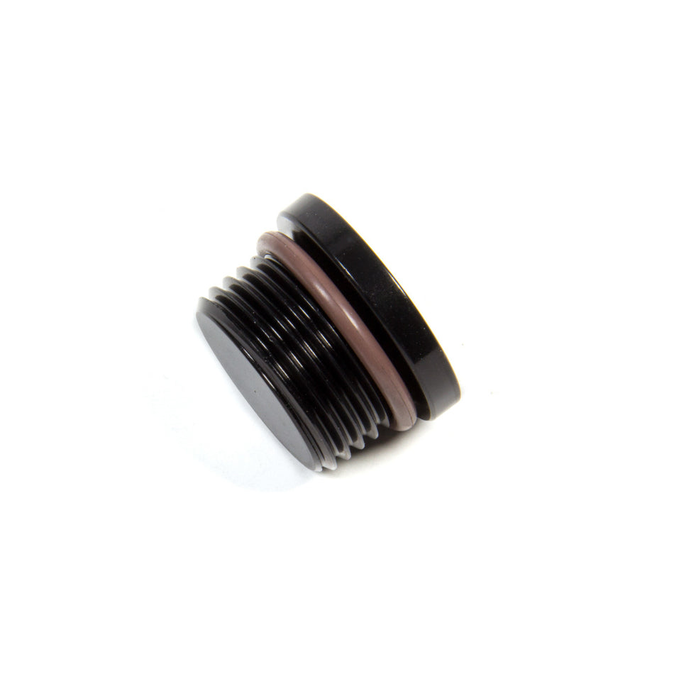 XRP Plug Fitting 12 AN Male O-Ring Allen Head Black Anodize - Each