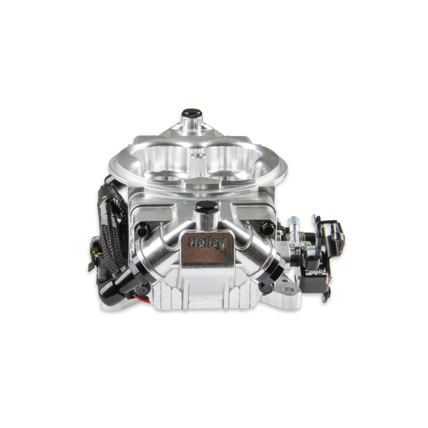 Holley EFI Terminator X Max Stealth Throttle Body Fuel Injection - Square Bore - Silver - Gm LS-Series