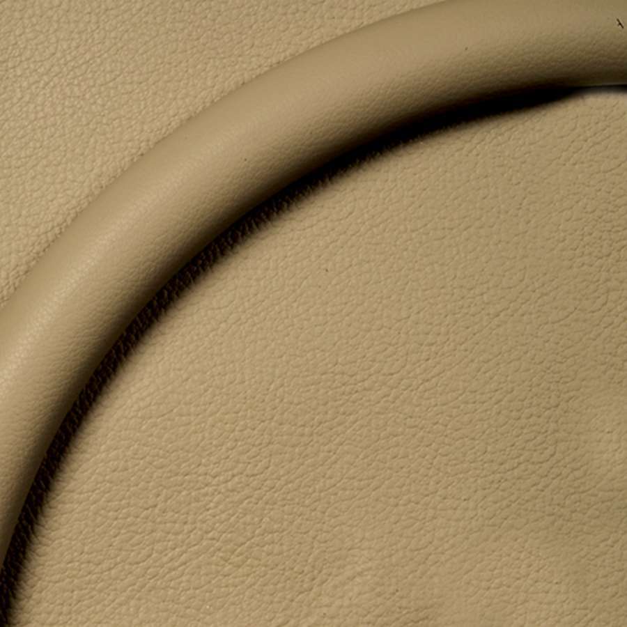 Billet Specialties Steering Wheel Half Wrap - Leather - Tan 14 in. Diameter