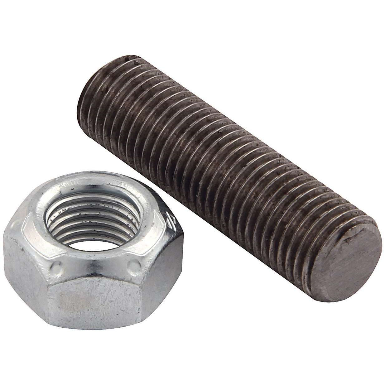 Allstar Performance Suspension Limiter Chrome Moly Stud With Jam Nut - 7/16"-20