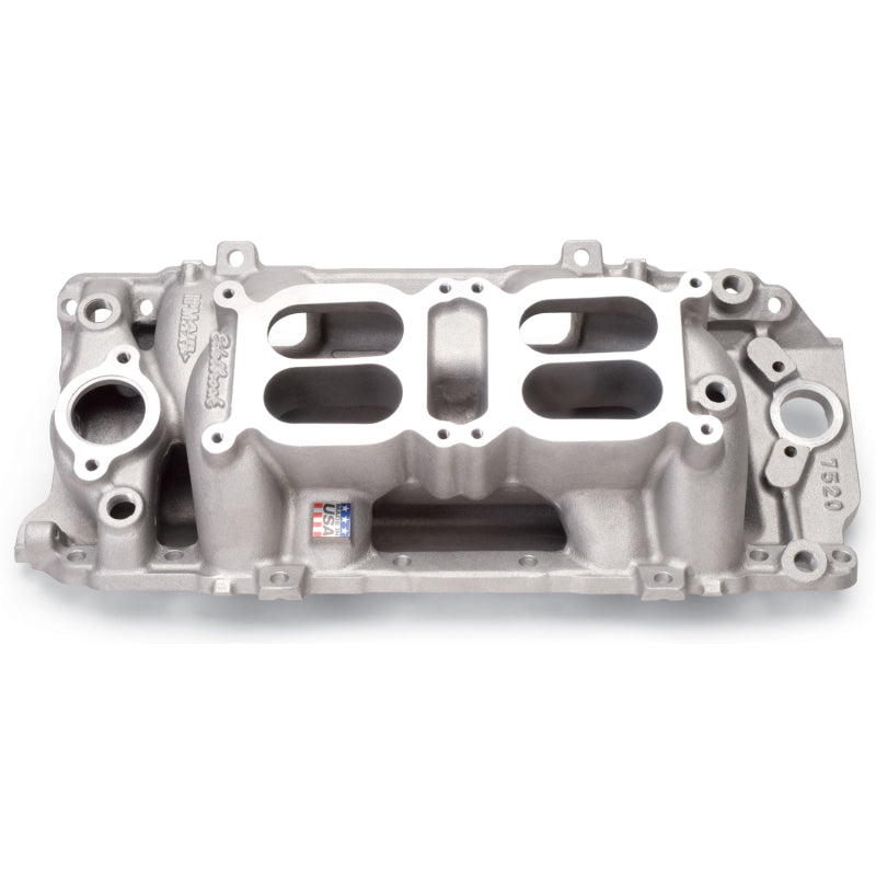 Edelbrock RPM Air-Gap Square Bore Dual Quad Intake Manifold - Oval Port - Big Block Chevy