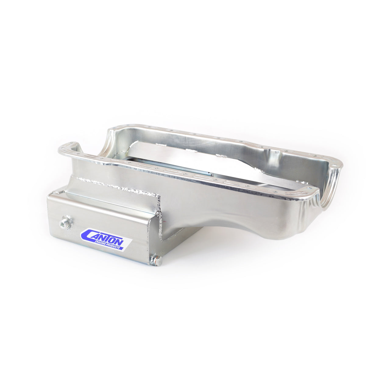 Canton Street / Strip / Road Race Front Sump Oil Pan - 8 Quart - 8 in Deep - Cadmium - Cobra Car - Small Block Ford 15-630S