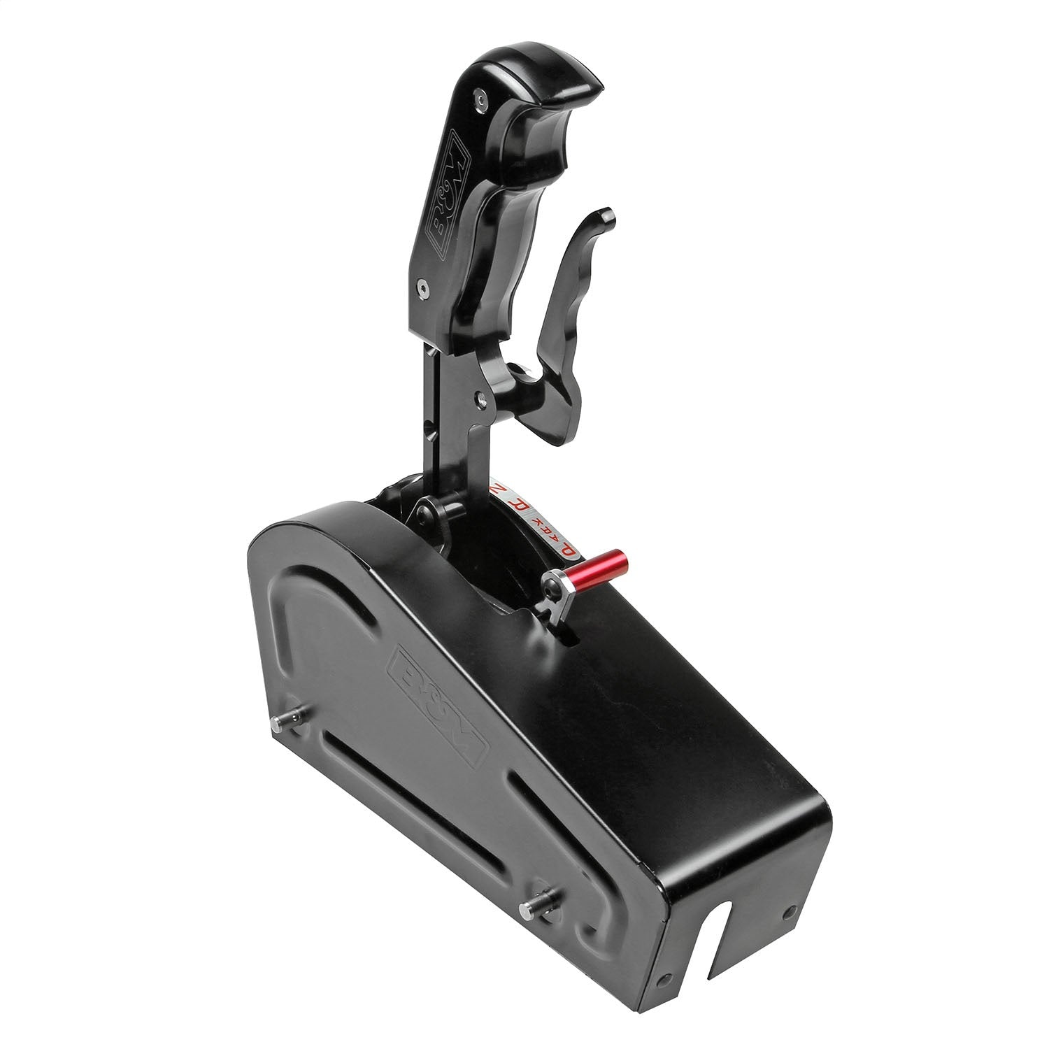 B&M Magnum Grip Stealth Pro Stick Shifter Automatic Floor Mount Forward/Reverse Pattern - 5 ft Cable