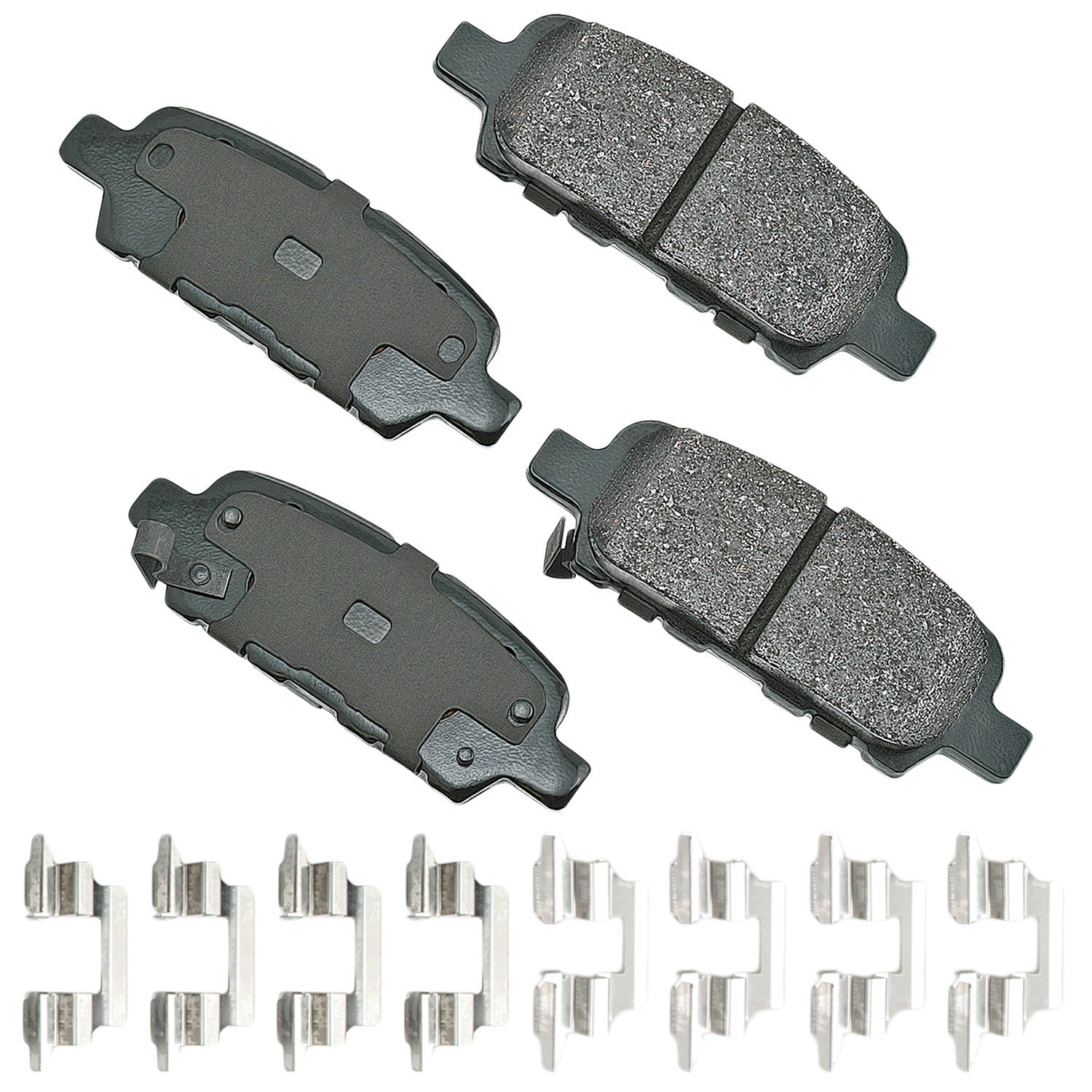 Akebono Brakes ProACT Rear Brake Pads - Infiniti 2003-13 (Set of 4)