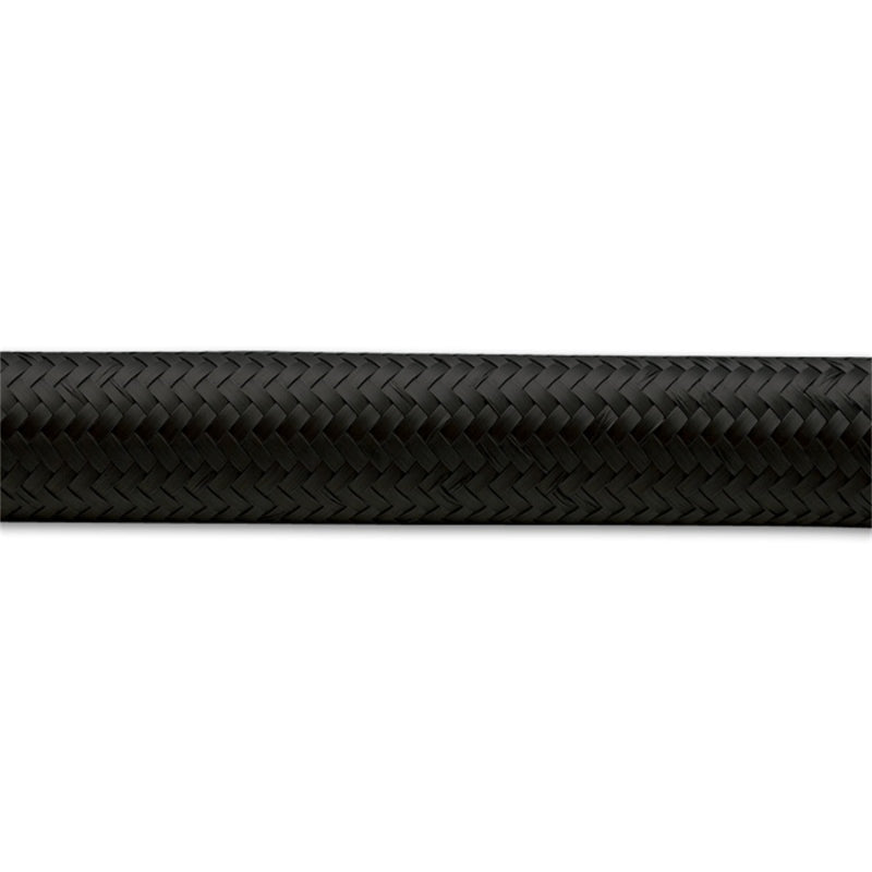 Vibrant Performance 2ft Roll -6 Black Nylon Braided Flex Hose