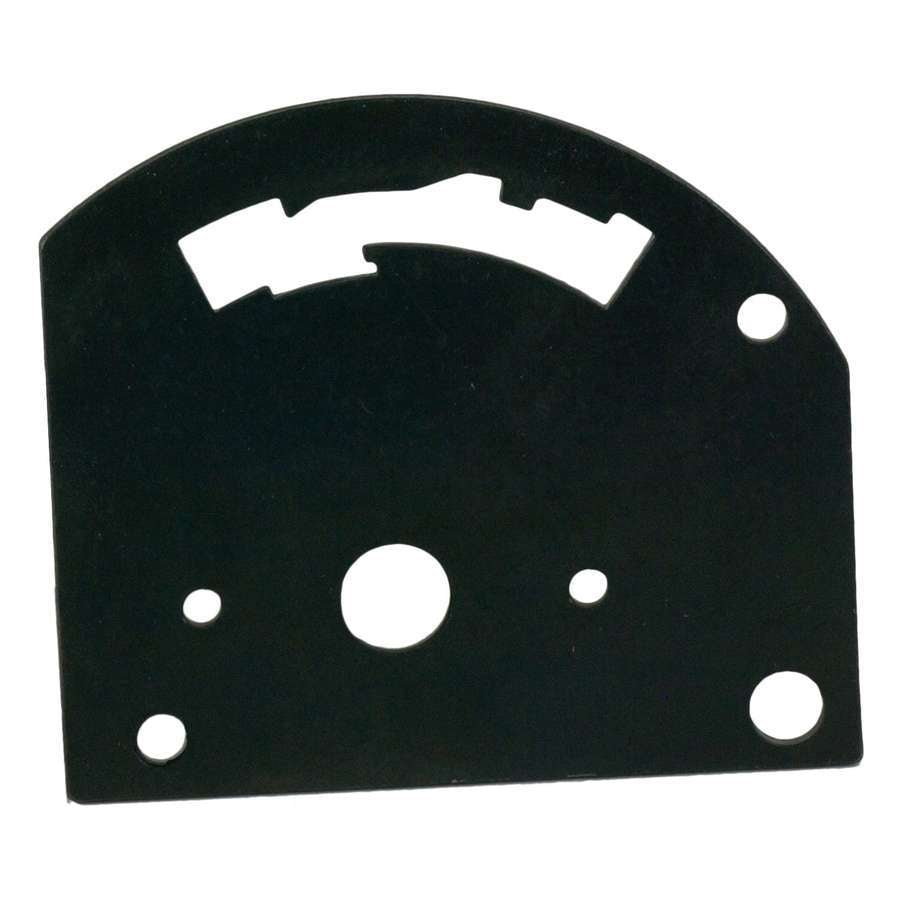 B&M 3-Speed Shifter Gate Plate - Standard Pattern - Black Paint - B&M Pro Stick / Pro Bandit / Street Bandit / Composite X Shifters