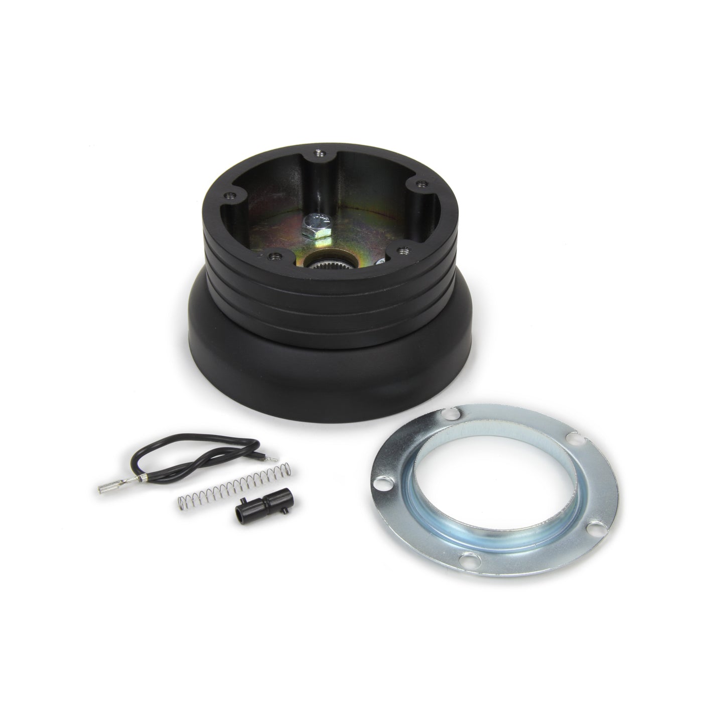 Grant Billet Installation Kit - Black polished - 3 Bolt Steering Wheel / Security System