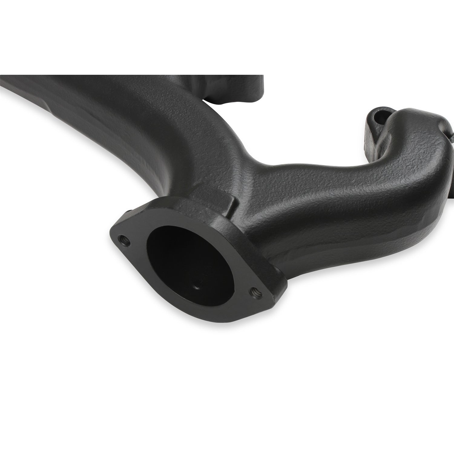 Hooker Exhaust Manifold - 2-1/2 in Outlet - Raised D Port - Black Ceramic - Small Block Chevy (Pair)