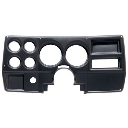 Auto Meter Direct-Fit Dash Panel - Four 2-1/16" Holes - Two 5" Holes - Plastic - Black - No Vents