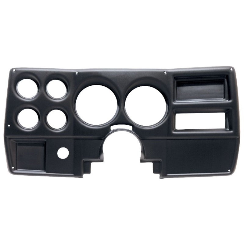 Auto Meter Direct-Fit Dash Panel - Four 2-1/16" Holes - Two 5" Holes - Plastic - Black - No Vents