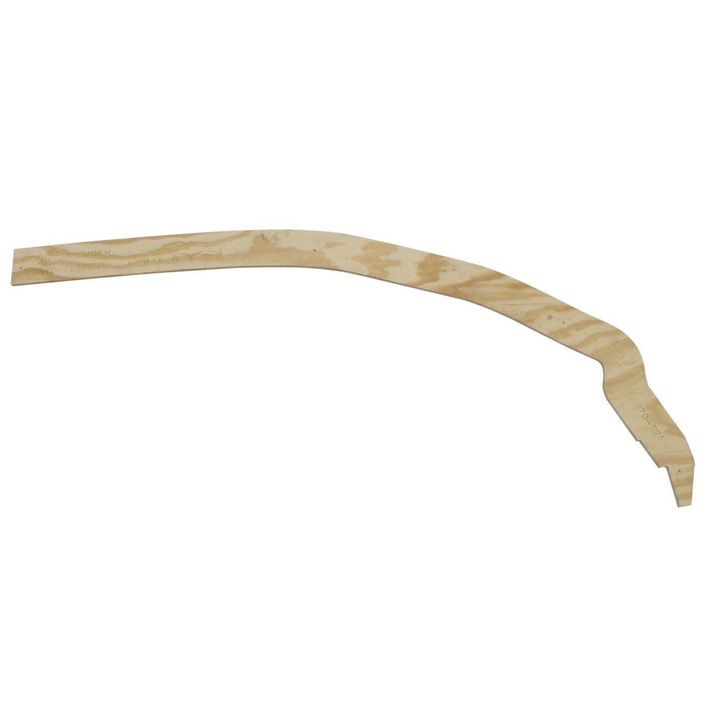 Five Star ABC Template - Fender - Right Side - Wood - Ford Fusion