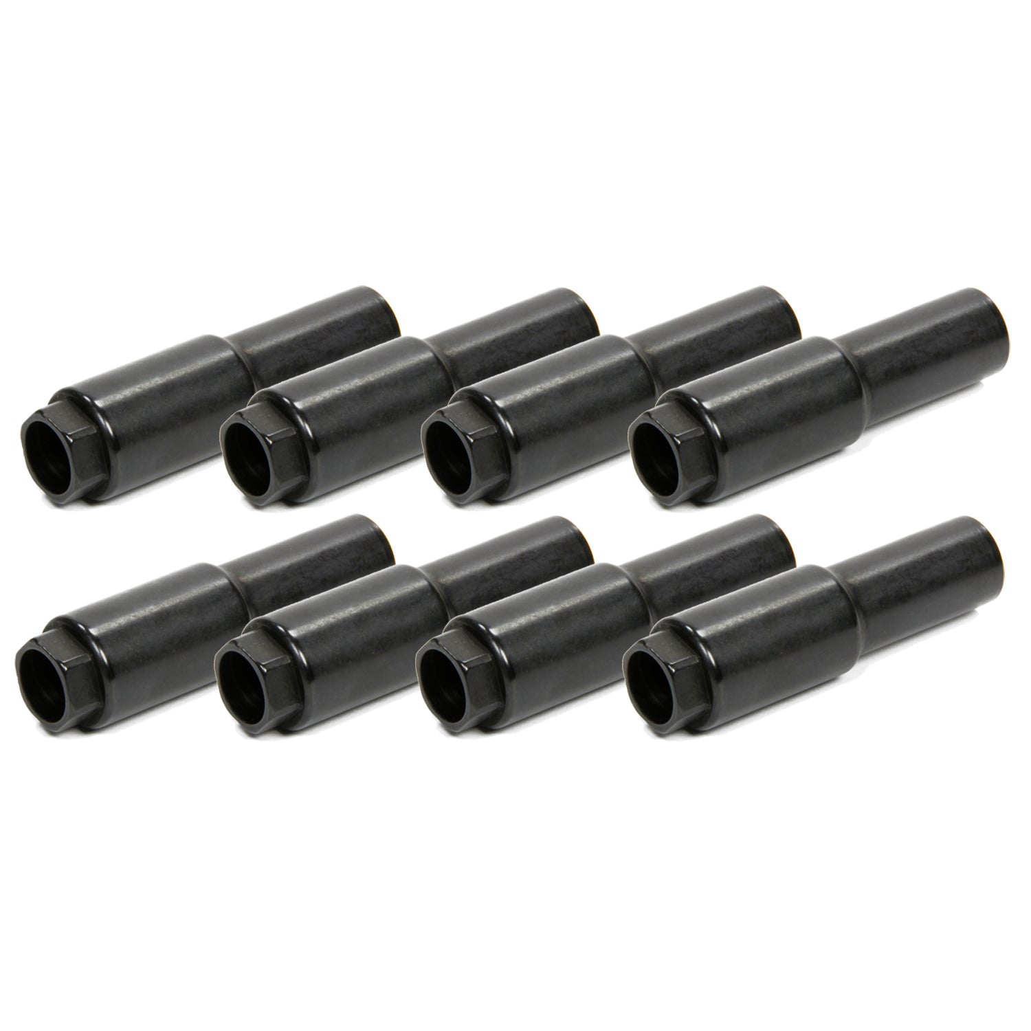 AFR Rocker Arm Nut - 7/16-20 in Thread - 2.600 in Length - Black Oxide - Stud Girdle - Big Block Chevy (Set of 8)