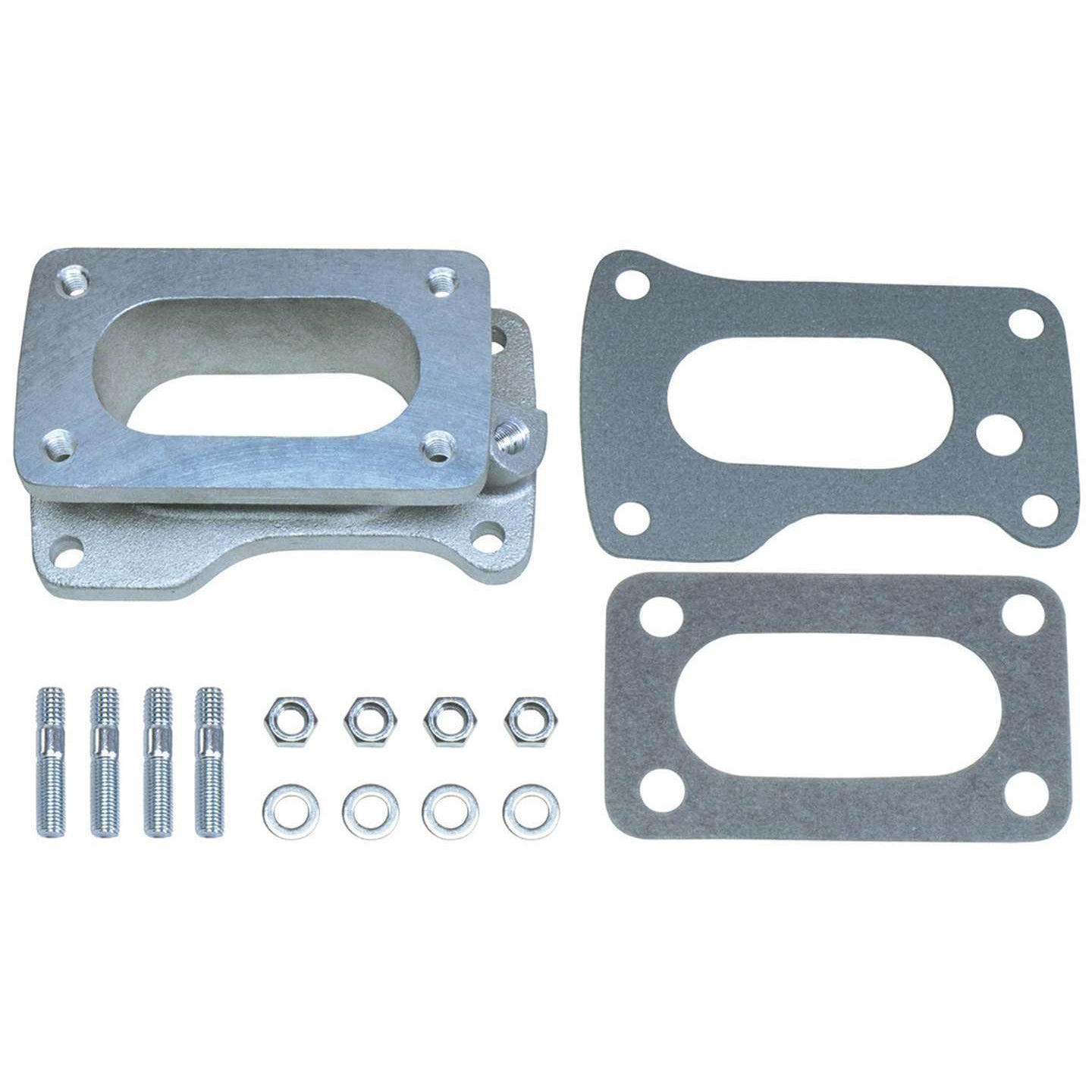 Trans-Dapt Carburetor Adapter - 1-3/4 in Thick - Open - Weber DGV to Toyota 20R