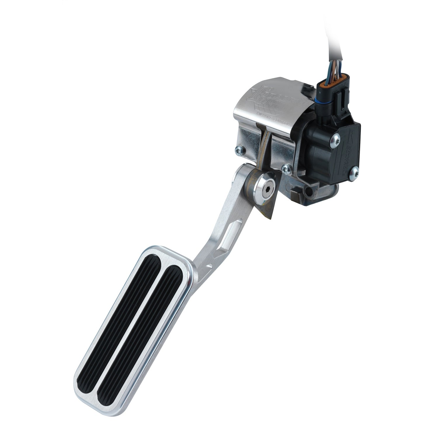 Lokar Drive-By-Wire XL Pedal Assembly Gas Firewall Mount Rubber Pads - Aluminum