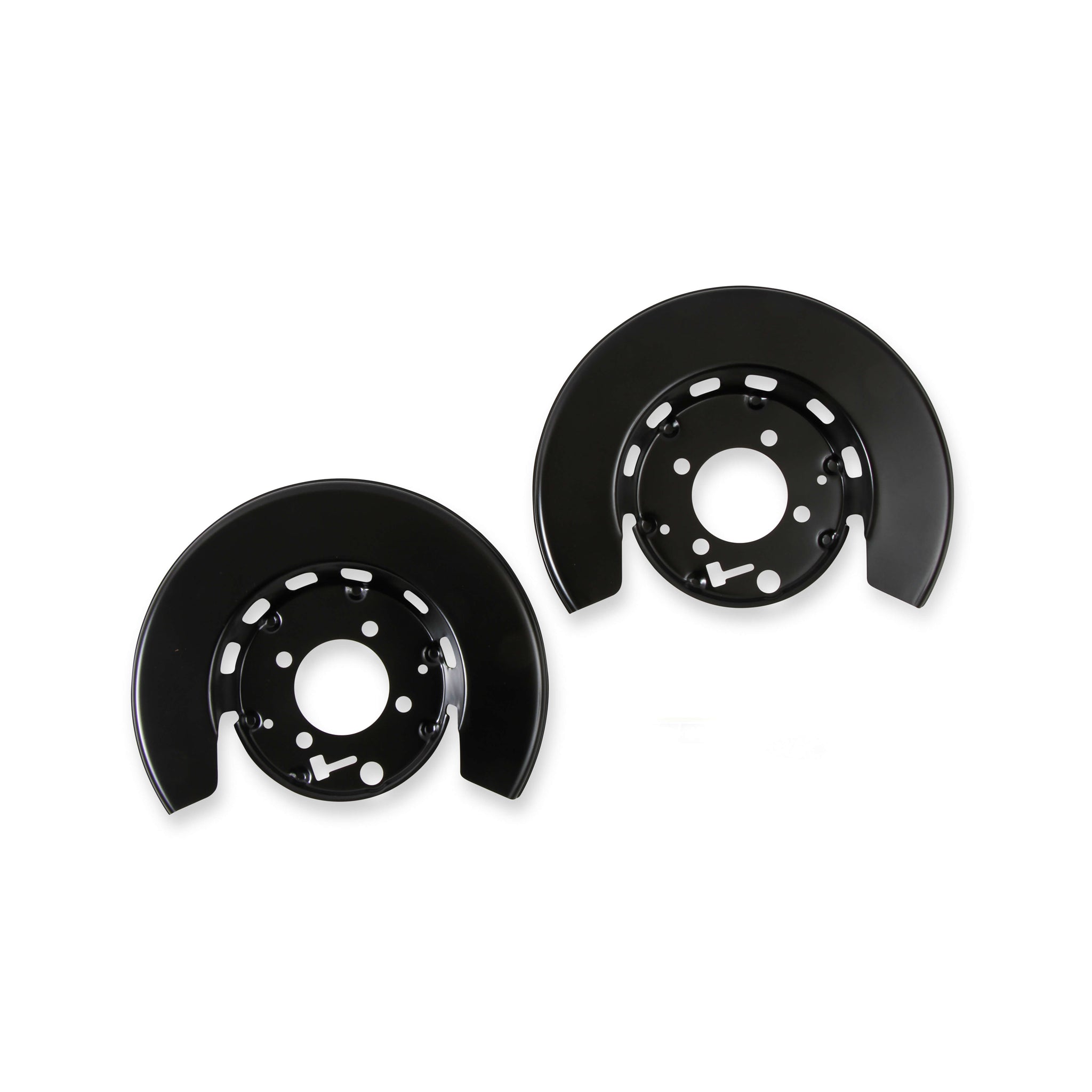 Rekudo Rear Brake Dust Shield - 11-3/4 in Diameter Rotors - Black - JL8 Brakes - GM F-Body 1967-81 (Pair)