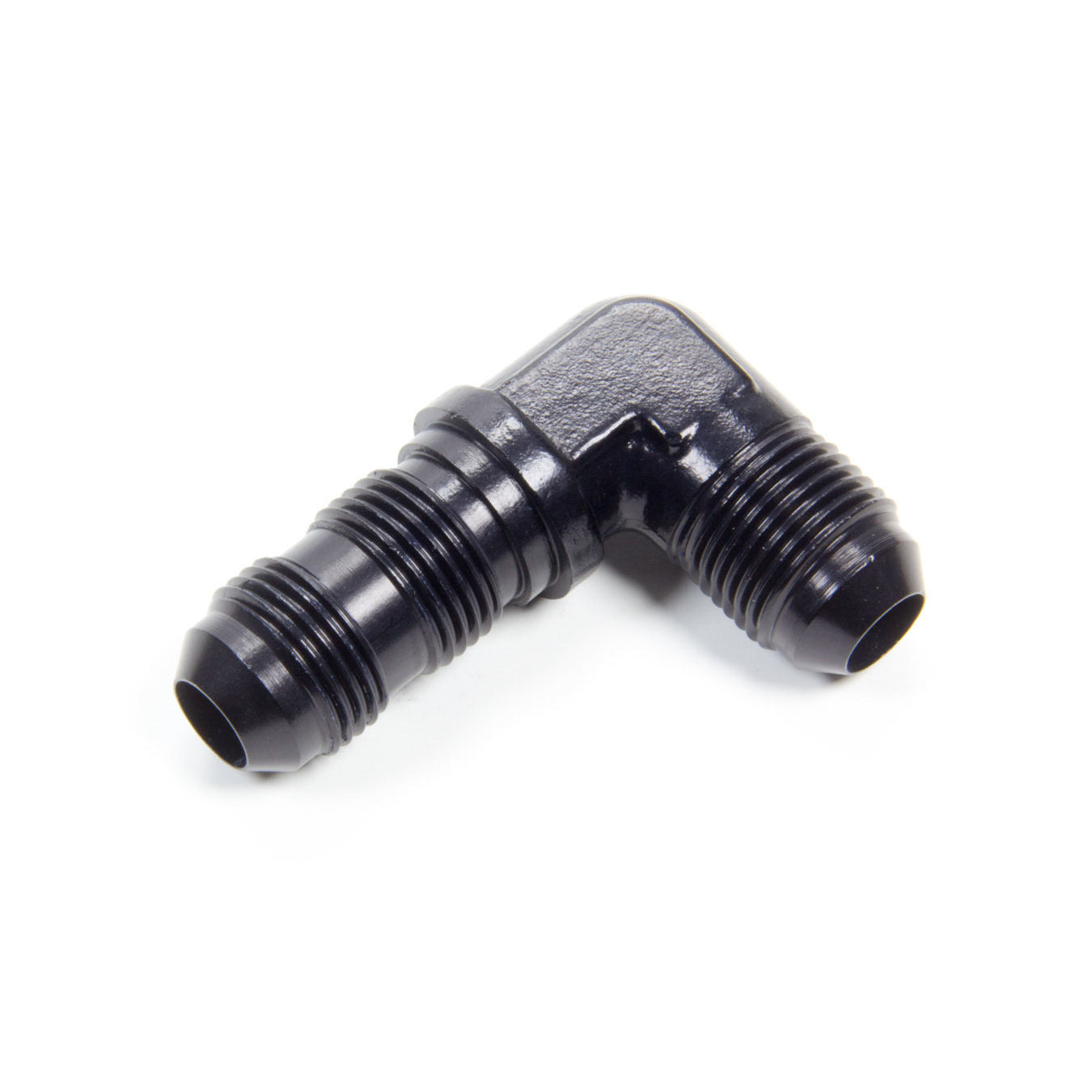 Aeroquip Black Aluminum -08 90 Bulkhead Union Adapter