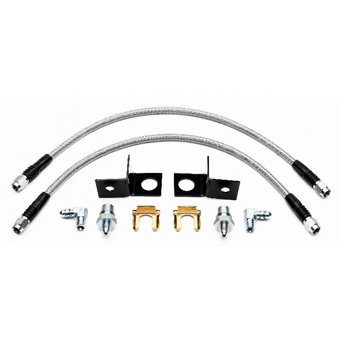 Wilwood G-Stop Brake Hose Street Legal DOT Approved Braided Stainless - Ford Mustang 2005-14
