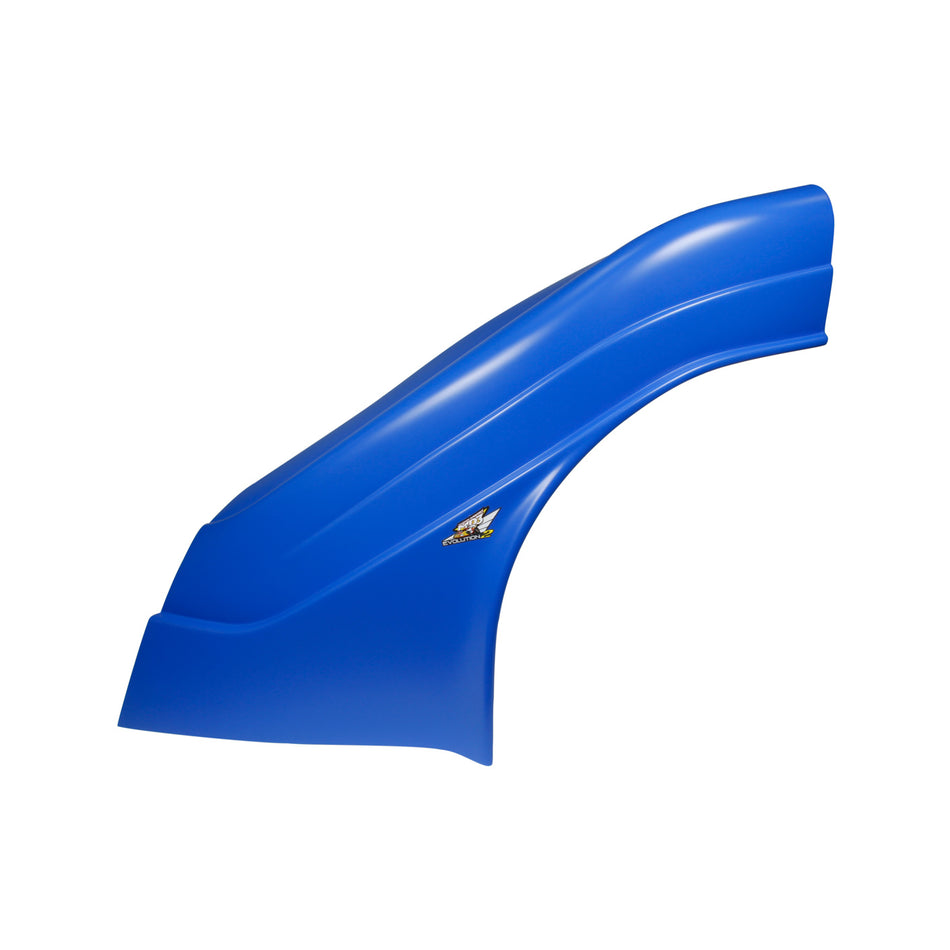 Fivestar MD3 Evolution 2 Dirt Late Model Upper Fender - Chevron Blue Left