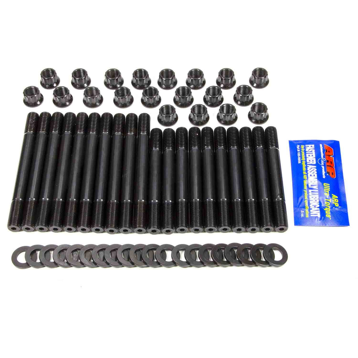 ARP Cylinder Head Stud Kit - 12 Point Nuts - Chromoly - Black Oxide - Big Block Ford 155-4203