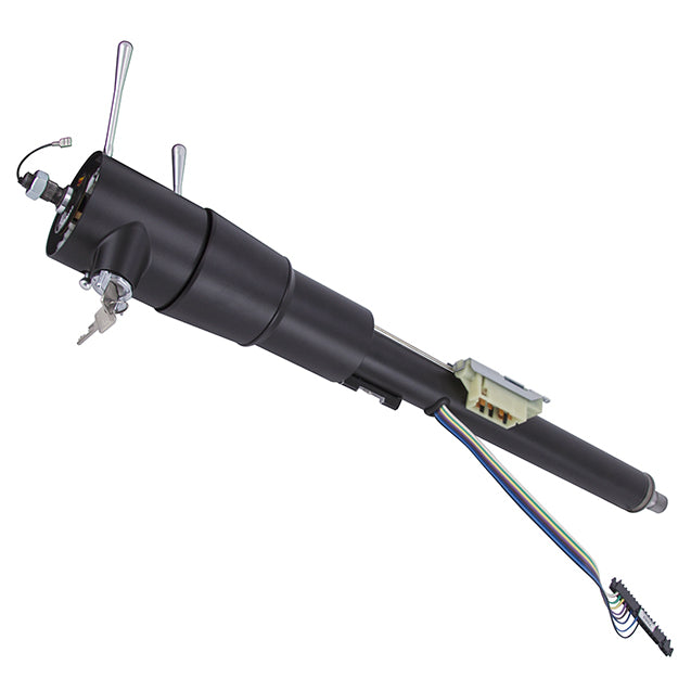 Flaming River 79-86 Jeep CJ Steering Column Floor shift Black