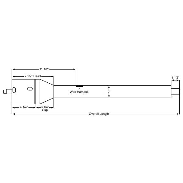 ididit 30" Steel Tilt Column