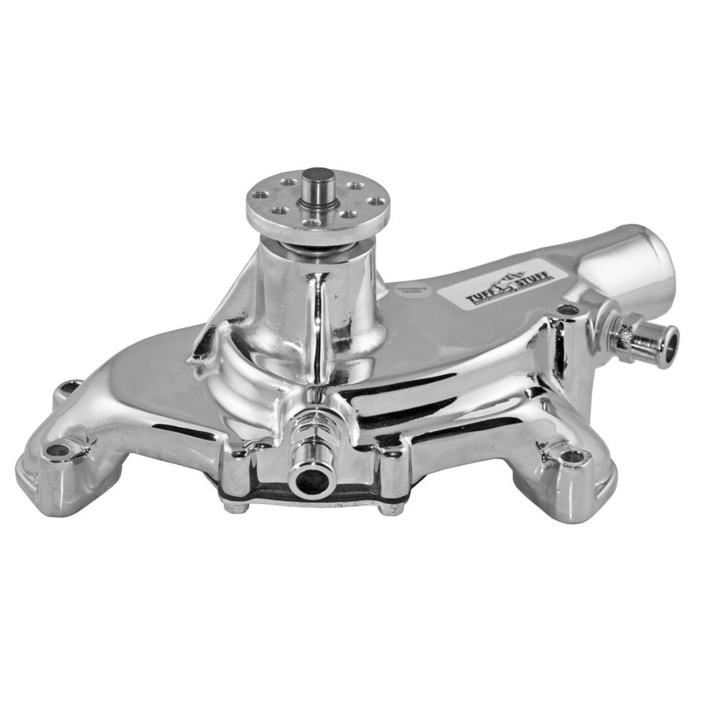 Tuff Stuff BB Chevy Short Water Pump Polished Reverse Rotation
