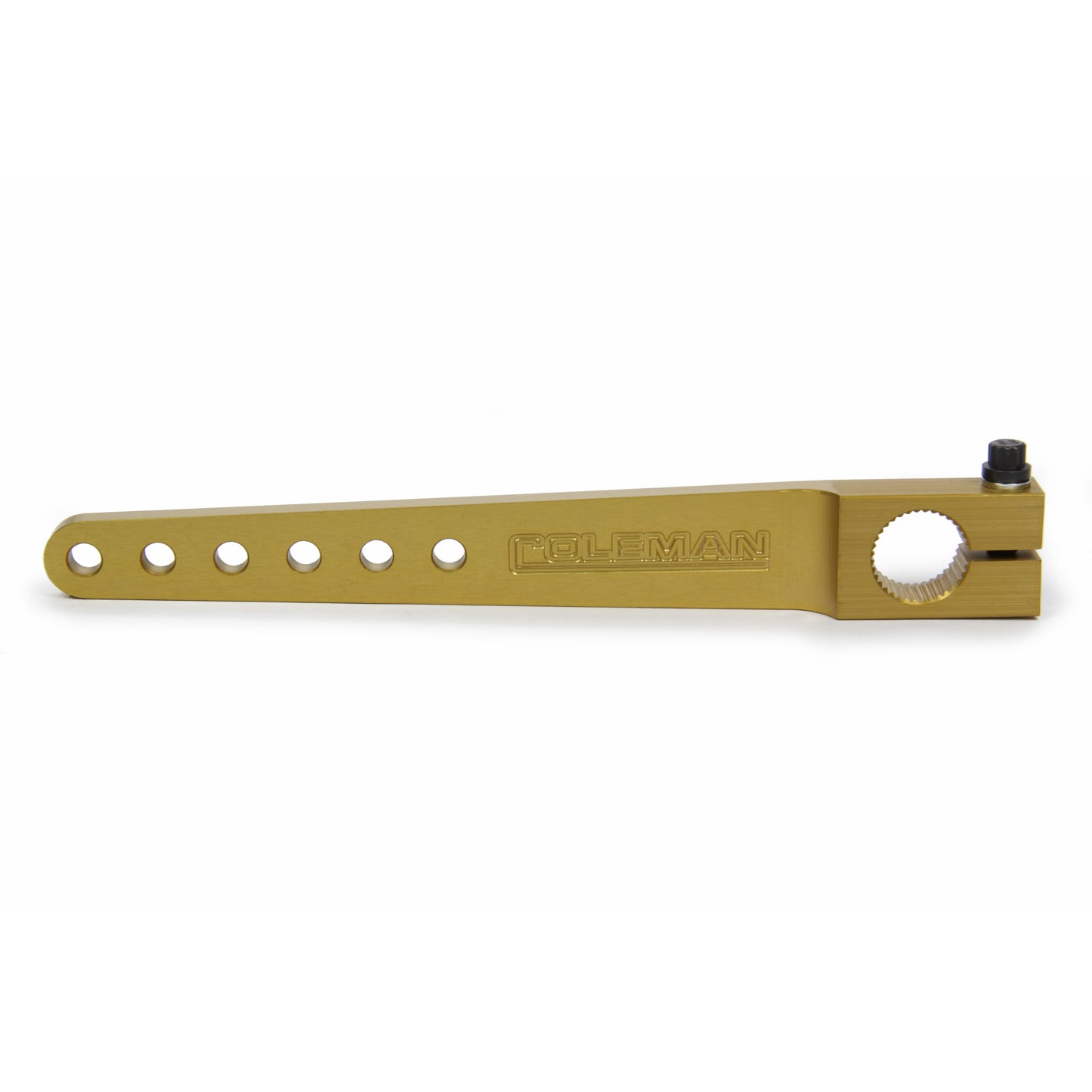 Coleman Throttle Pedal Arm Assembly - Firewall Mount - Gold Anodized - Colman Throttle Pedal