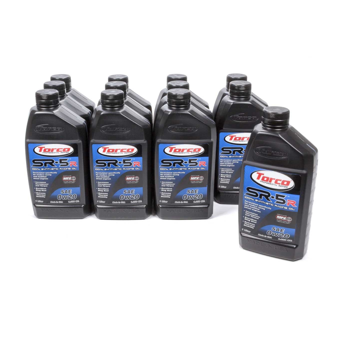 Torco SR-5R Motor Oil 0W20 Synthetic 1 L - Set of 12