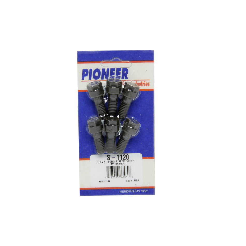 Pioneer Pressure Plate Bolt Kit - Chevy V8 (6) 3/8 x 1