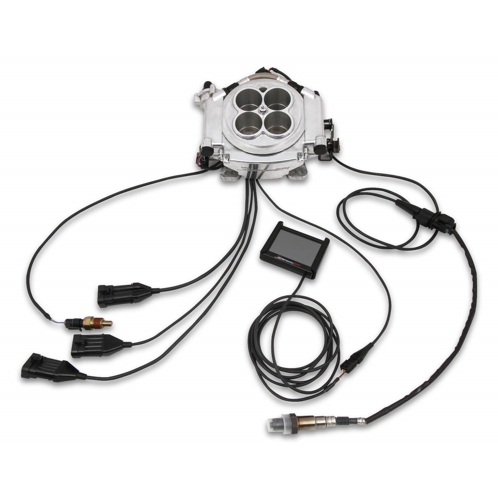 Holley Sniper EFI Super Sniper EFI Throttle Body Fuel Injection - Square Bore - Silver 550-518