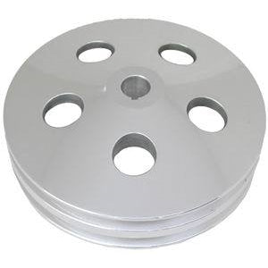 Racing Power Polished Aluminum GM 2V Power Steering Pulley